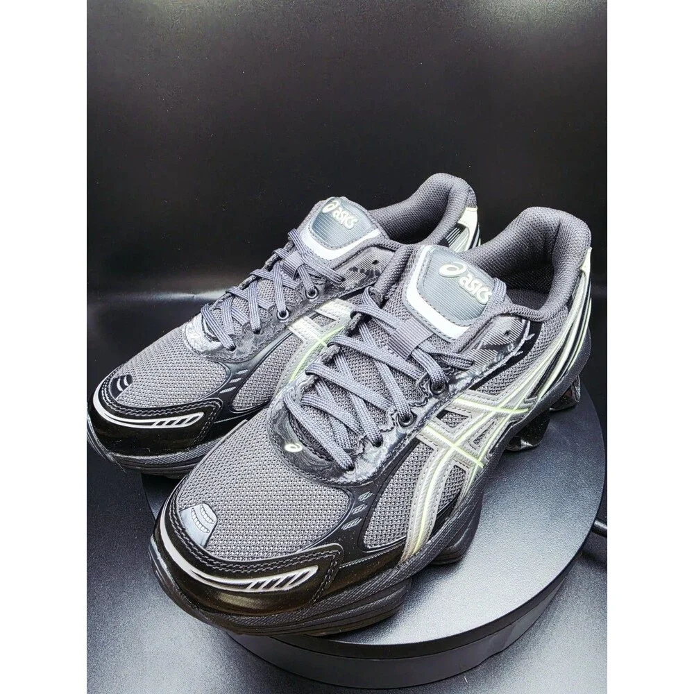 ASICS GEL-KINETIC FLUENT Low Top Lace-Up Sneaker Graphite/Yellow 8 MEN/9.5 WOMEN